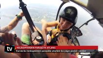 Helikopterden paraşütle atlama