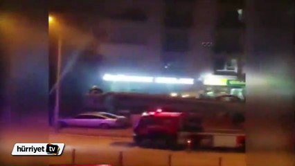 5. Kattan atlayarak yanmaktan kurtuldu