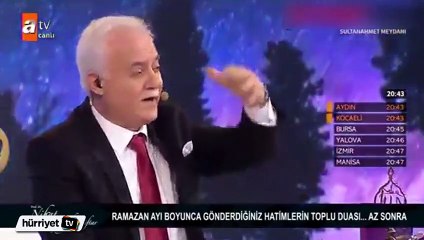 Nihat Hatipoğlu’dan eşine teşekkür