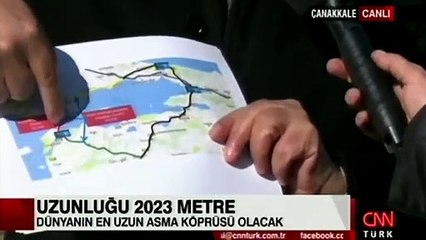 Çanakkale Köprüsü'nde ilk harç atılıyor