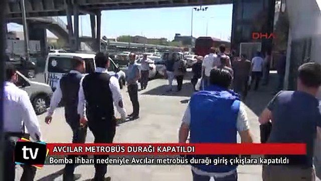 Avcılar metrobüs durağı kapatıldı
