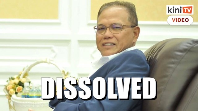 Pahang state assembly dissolved