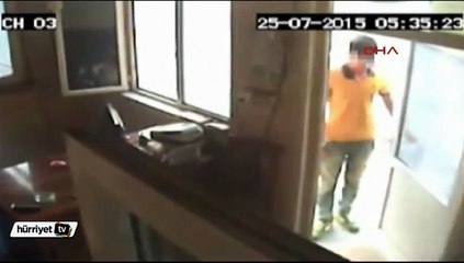 Otoparktan araç çalan hırsızlar kamerada