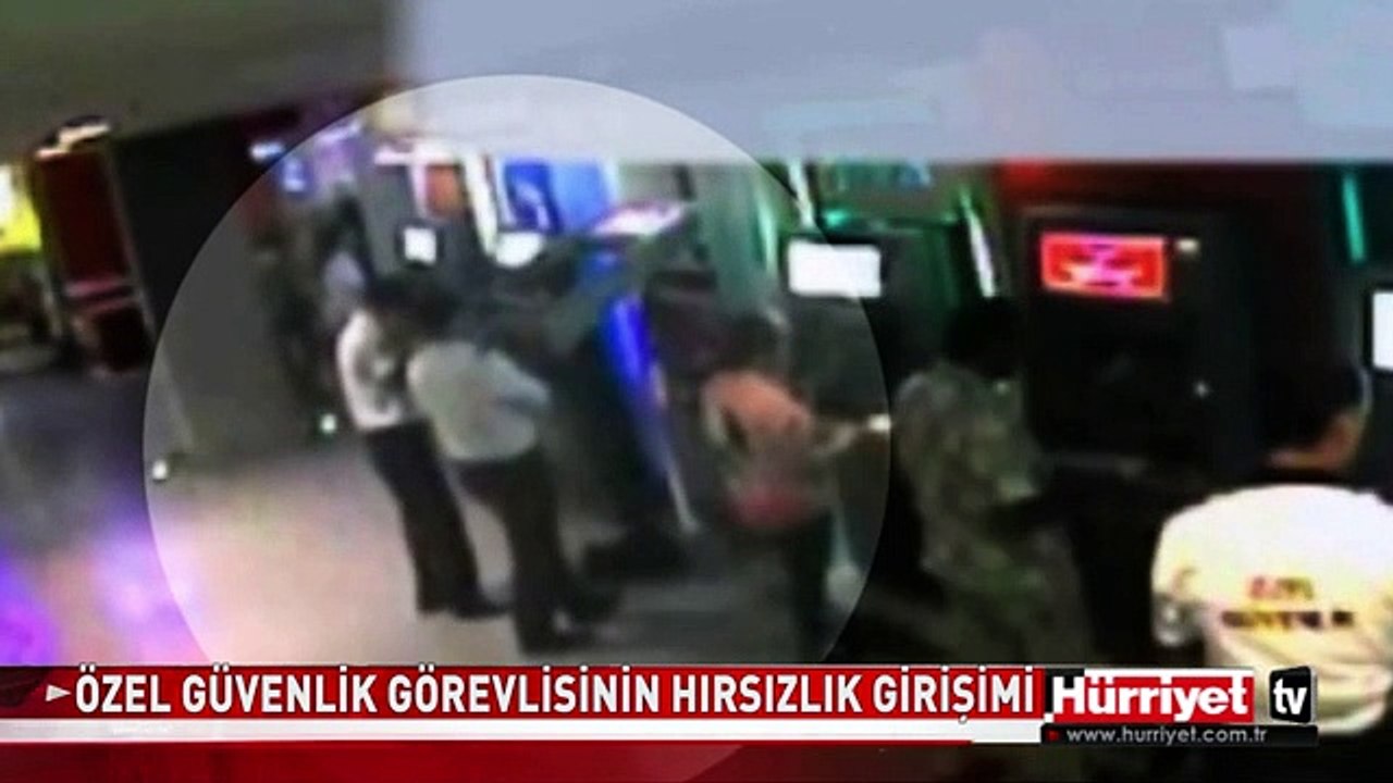 ÖZEL GÜVENLİK GÖREVLİSİNİN HIRSIZLIK GİRİŞİMİ GÜVENLİK KAMERASI'NDA