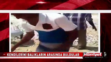 KEŞKE TÜRKİYE'DE OLSAYDI! YÜZBİNLERCE BALIK KORKUDAN KARAYA VURDU