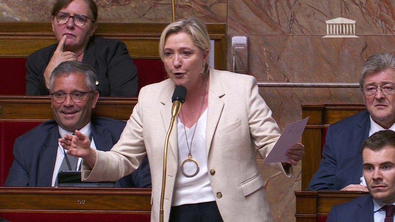 Avis Sur Le Debat Macron Le Pen "Même leur gourou de 15 ans et demi est pour": Marine Le Pen évoque le