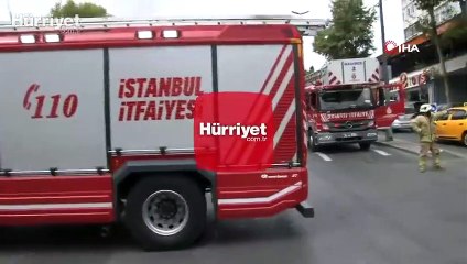 Şişli'de AVM'de yangın çıktı