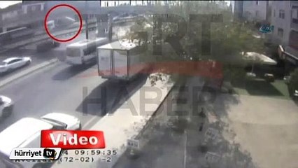 İşte korkunç kazanın en net görüntüsü