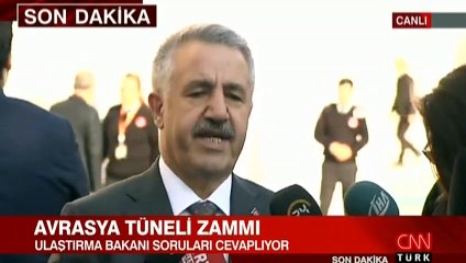 Avrasya Tüneli'ne gelen zam indirildi