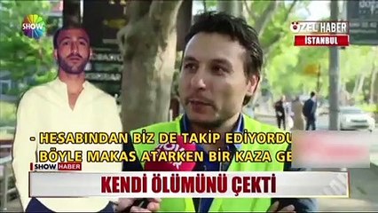 Kendi ölümünü çekti