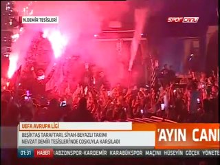 Ümraniye'de Beşiktaş coşkusu!