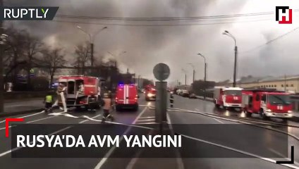 Rusya'da AVM yangını