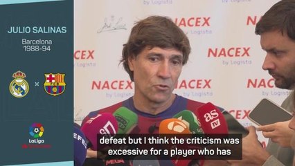 Criticism of Pique's display v Inter too much - Julio Salinas