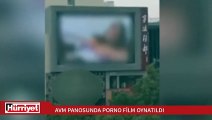 AVM panosunda 'porno' skandalı!