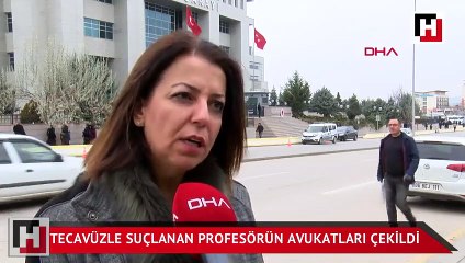Tecavüzle suçlanan profesörün avukatları çekildi