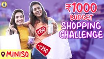 1000 Shopping Challenge   ft. Ishita | Miniso Shopping | Vaishnavi R B  @Ishita & Muruga ​