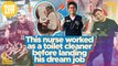This nurse worked as a toilet cleaner before landing his dream job | Make Your Day