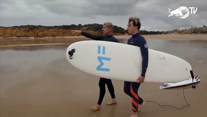 Red Bull F1 pilotu Gasly sörf denemesinde!