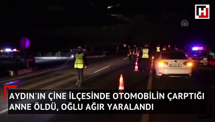 Korkunç kaza! Anne ve oğlu...
