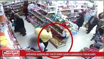 Aydın'da markette akılalmaz taciz