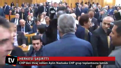 CHP Grup Toplantısı'nda Aylin Nazlıaka sürprizi