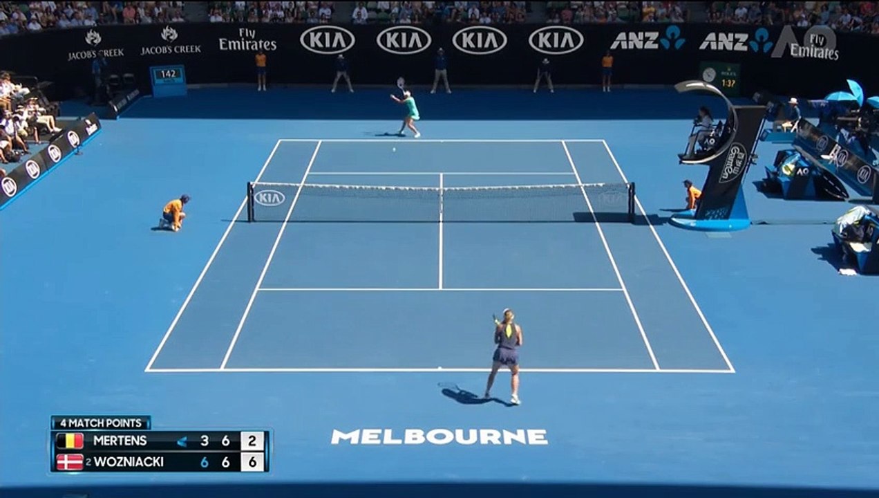 İlk finalist Wozniacki!