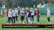 Sights and Sounds from Green Bay Packers Practice on Oct. 13