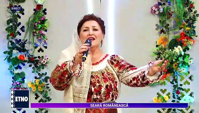 Maria Tanase Marin - Frumos canta puiul mierlii (Seara romaneasca - ETNO TV - 12.10.2022)