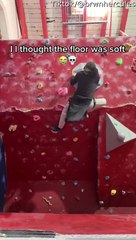 Rock Climber Thought Ground était Soft Bouldering - Buzz Buddy