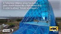 Tayvan'da dev topuklu ayakkabı şeklinde kilise