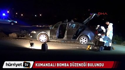 Kumandalı bomba düzeneği bulundu