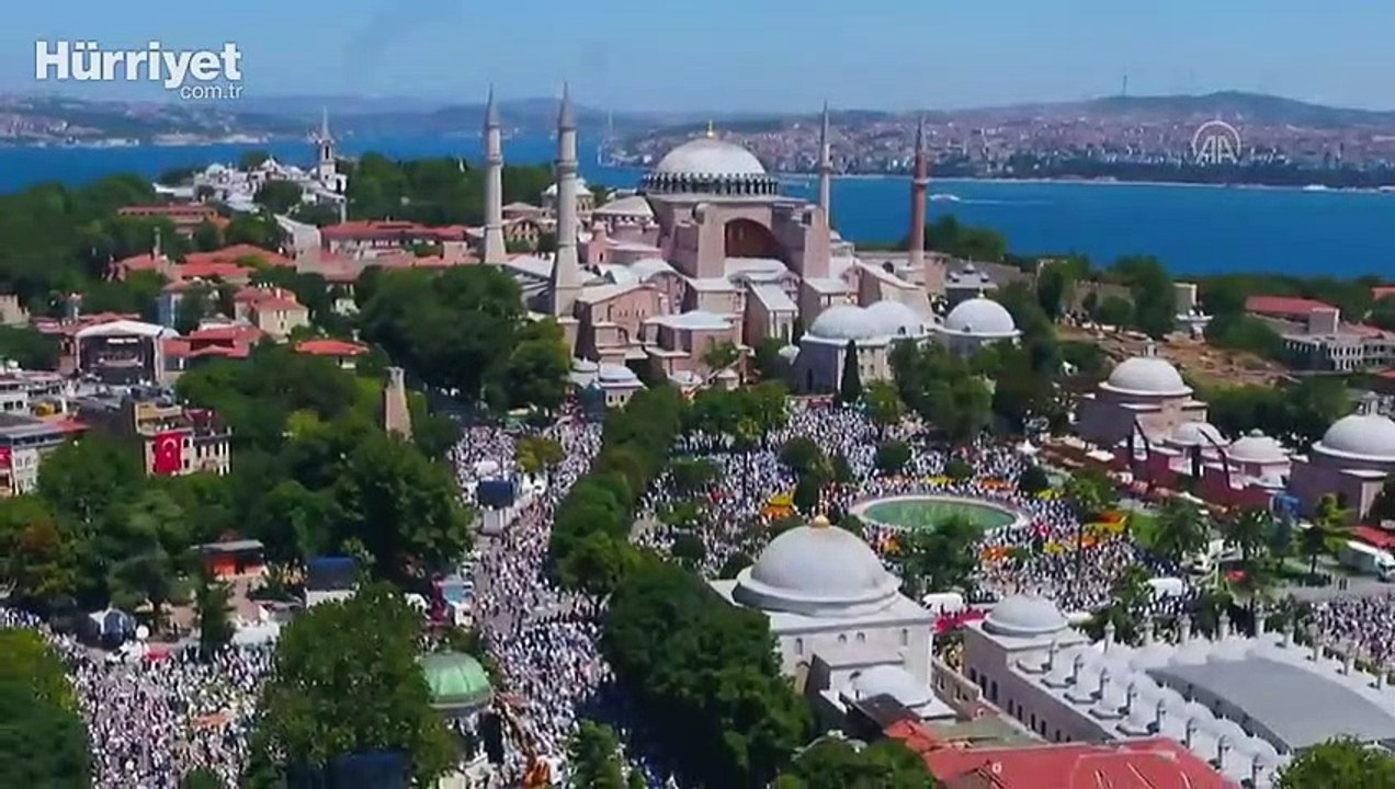 Cumhurbaşkanı Erdoğan Ayasofya Camii'nde Kur'an-ı Kerim okudu