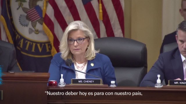 Liz Cheney: Estamos obligados a buscar respuesta del hombre que puso esto en marcha