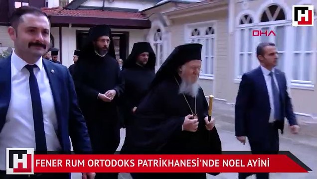 Fener Rum Ortodoks Patrikhanesi'nde noel ayini