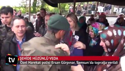Samsun, şehit Ersan Gürpınar'ı son yolculuğuna uğurladı