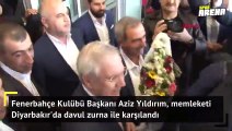 Aziz Yıldırım Diyarbakır'da böyle karşılandı!