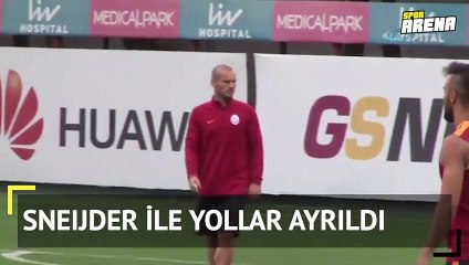 Galatasaray’da Sneijder ile yollar ayrıldı