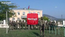 Azerbaycan askerleri, Zengilan kent merkezine Azerbaycan bayrağı dikti