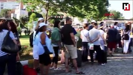 Ayvalık'tan Yunan adalarına geçiş azaldı