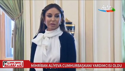 Aliyev, eşi Mihriban Aliyeva'yı cumhurbaşkanı yardımcısı olarak atadı
