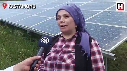 İlçenin elektriği güneş enerjisiyle karşılanıyor