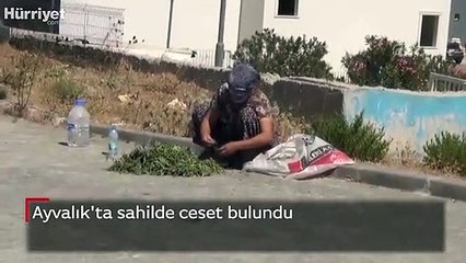Ayvalık'ta sahilde ceset bulundu