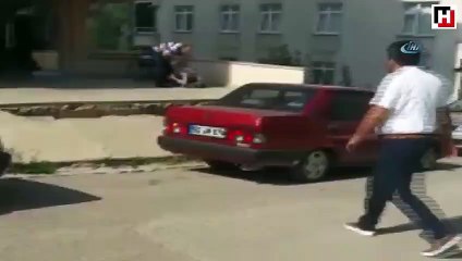 Babadan engelli oğluna şiddet