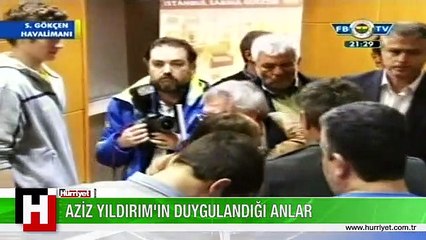 AZİZ YILDIRIM GÖZYAŞLARINI TUTAMADI