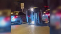 Beylikdüzü'nde kazadan kaçan araç yan yattı
