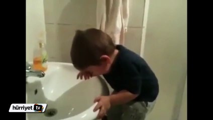 Küçük çocuktan profesyonel gözyaşları