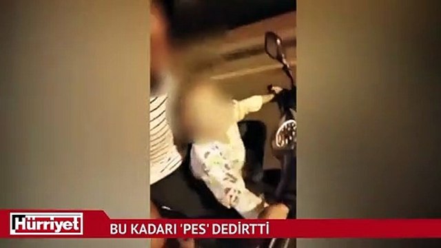 Direksiyonu bebeğine bırakıp selfie çekti