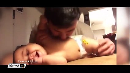 Baba ile bebeğinden dünyanın en sevimli beatboxı