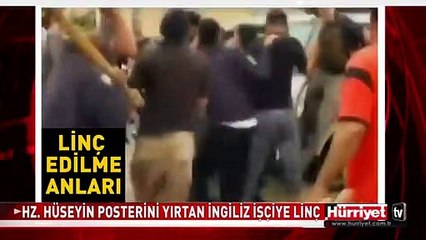 IRAK'TA HZ. HÜSEYİN POSTERİNİ YIRTAN İNGİLİZ İŞİÇİYİ LİNÇ ETTİLER