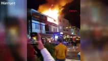 Bodrum'da balık restoranında çıkan yangın korkuttu